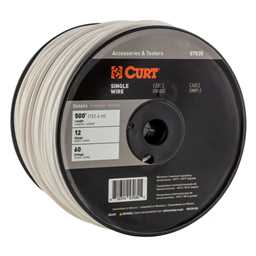 Curt Automotive Primary Wire, White 500' Spool - 57035