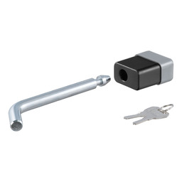 1/2" Hitch Lock (1-1/4" Receiver, Deadbolt, Chrome)