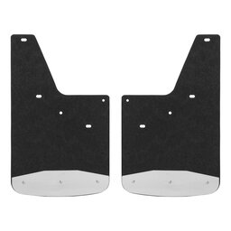 Front or Rear 12" x 20" Rubber Mud Guards, Select Silverado, Sierra (2 Flaps)