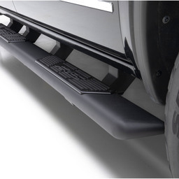 AscentStep 5-1/2" x 75" Black Steel Running Boards, Select Chevrolet, GMC