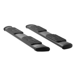 Regal 7 Black Stainless 88" Oval Side Steps, Select Ford F250, F350, F450, F550