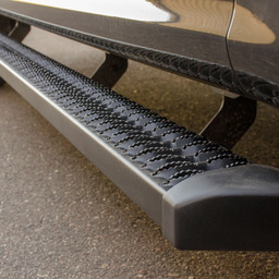 SlimGrip 5" x 78" Black Aluminum Running Boards, Select Ford F-150