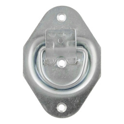 Curt 1-3/8" x 1-7/8" Recessed Tie-Down Ring (1,200 lbs, Clear Zinc) - 83601