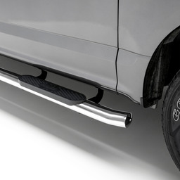 4" Polished Stainless Oval Side Bars, Select Ford Explorer