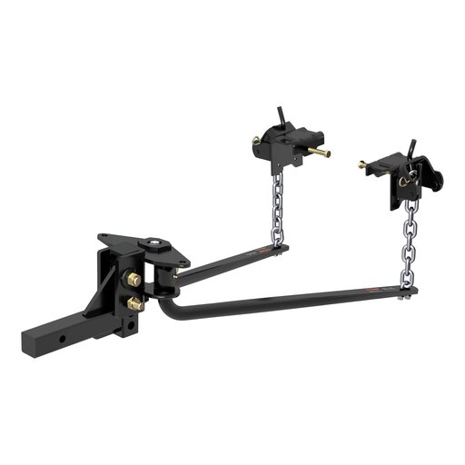 Curt Round Bar Weight Distribution Hitch with Integrated Lubrication (10-14K) - 17507