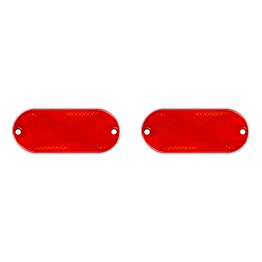 Curt Replacement 18113 Reflectors for Aluminum Cargo Carrier - 2-Pack - 19234