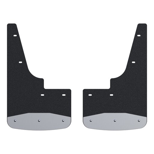 Front 12" x 20" Textured Rubber Mud Guards, Select Ford Ranger (2 Flaps)