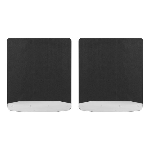 LUVERNE Universal Dually 20" x 23" Textured Rubber Mud Guards (2 Flaps) - 252023