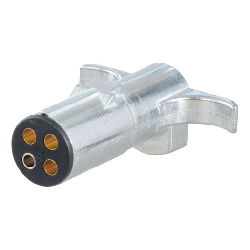 Curt 4-Way Round Connector Plug (Trailer Side) - 58060