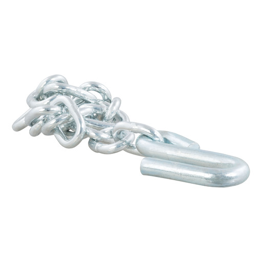 Curt 27" Safety Chain with 1 S-Hook (7,000 lbs, Clear Zinc) - 80300